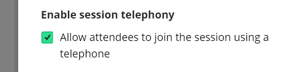 enable telephony