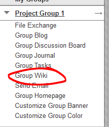 Group Wikis
