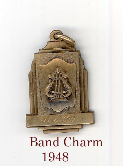 1948 University of Detroit band charm