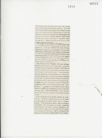 Weekly Advocate - January 7, 1837