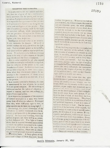 Weekly Advocate - January 28, 1837