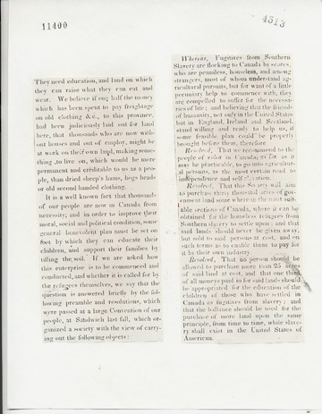Voice of the Fugitive - March 26, 1851