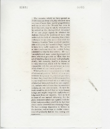 Voice of the Fugitive - October 22, 1851