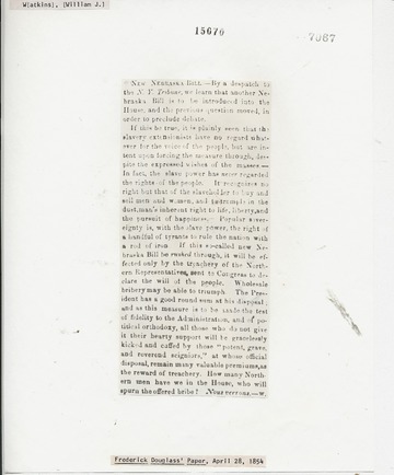 Frederick Douglass' Paper - April 28, 1854