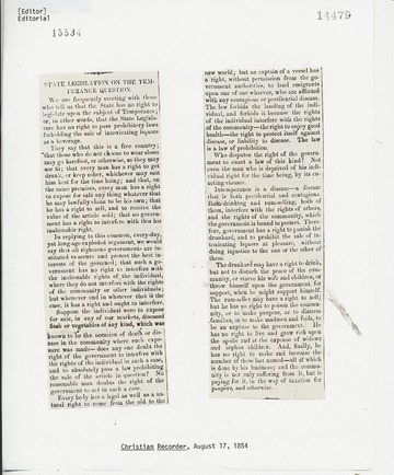 Christian Recorder - August 17, 1854