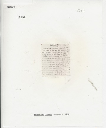 Provincial Freeman - February 2, 1856