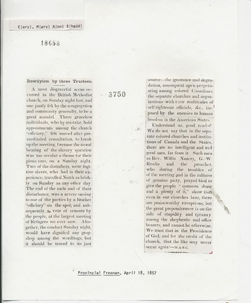 Provincial Freeman - April 8, 1857