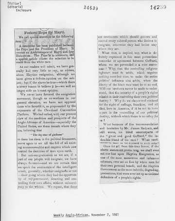 Weekly Anglo-African - November 2, 1861