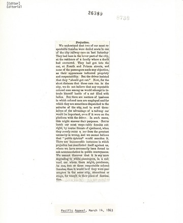 Pacific Appeal - March 14, 1863