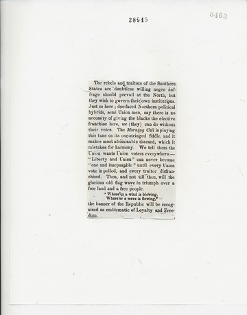 Elevator - July 28, 1865