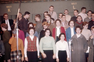 University of Detroit Chorus Collection: Rehearsal - December 1961