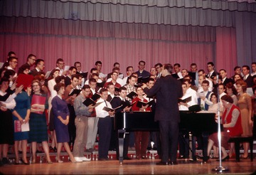 University of Detroit Chorus Collection: Rehearsal - 1961