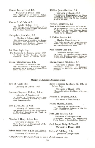 75th Anniversary Commencement Exercises University of Detroit Me