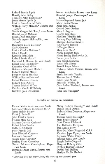  University of Detroit Commencement Exercises Memorial Building 