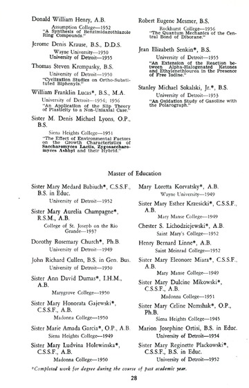75th Annual Commencement Exercises  University of Detroit Memori