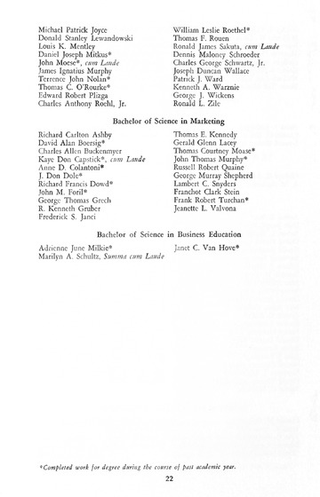 University of Detroit Commencement Exercises  Memorial Building 