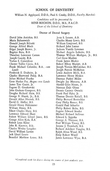 University of Detroit Commencement Exercises  University of Detr