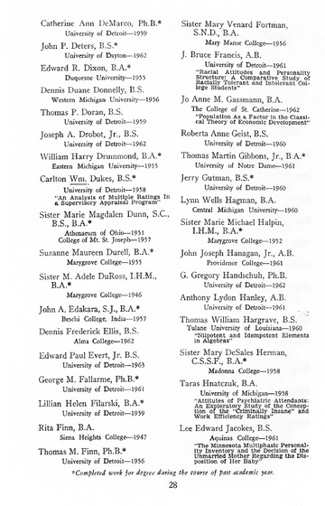 81st Annual Commencement Exercises University of Detroit Memoria