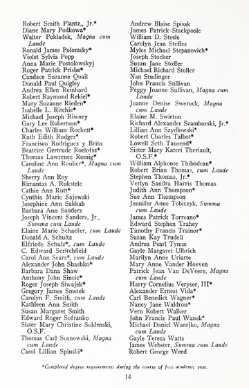 84th Annual Commencement Exercises University of Detroit Mercy M