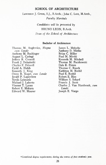 84th Annual Commencement Exercises University of Detroit Mercy M