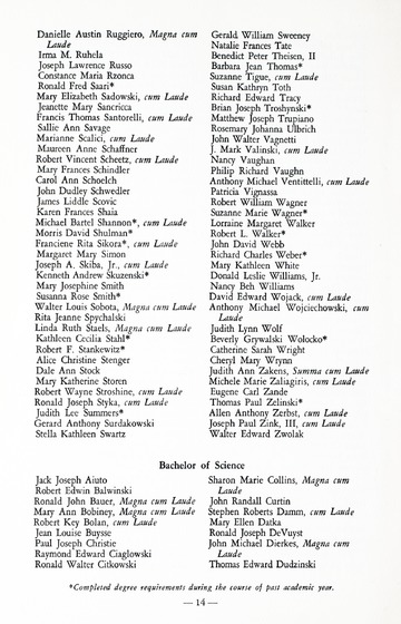 University of Detroit 85th Annual Commencement May 4, 1968