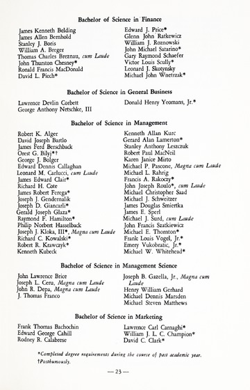 University of Detroit 85th Annual Commencement May 4, 1968