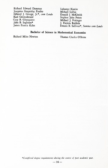 University of Detroit 85th Annual Commencement May 4, 1968
