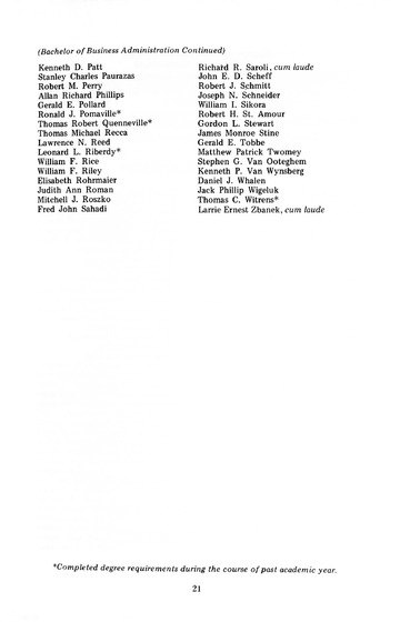 86th Annual Commencement Exercises May 3, 1969