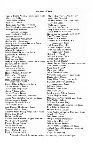 87th Annual Commencement Exercises May 2, 1970 Memorial Building