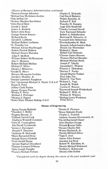 88th Annual Commencement Exercises May 1, 1970 Memorial Building