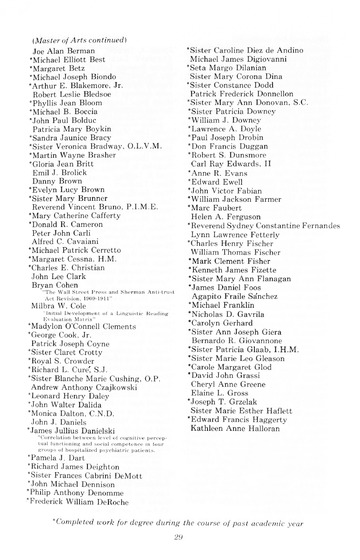 89th Annual Commencement Exercises April 29, 1972 Memorial Build