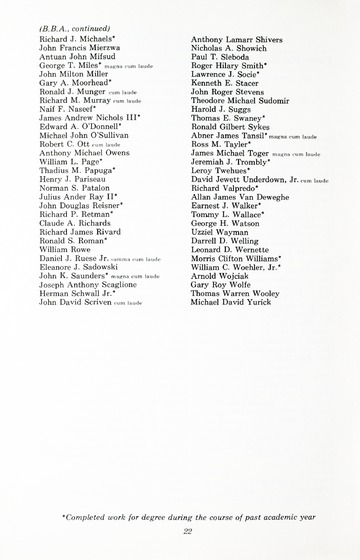 90th Annual Commencement Exercises April 28, 1973 Memorial Build
