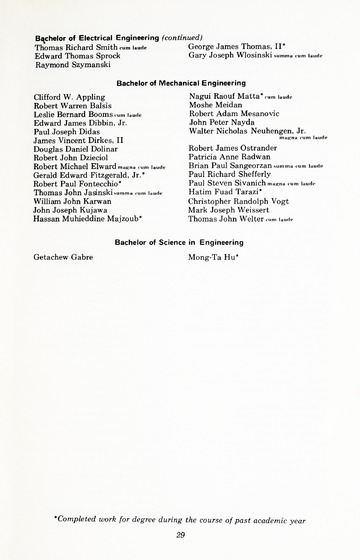 92nd Annual Commencement Exercises May 10, 1975 University of De