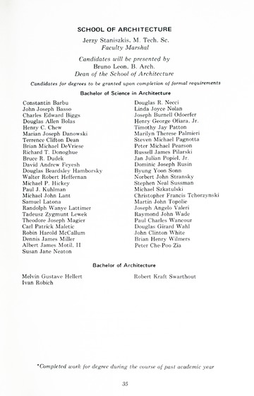 93rd Annual Commencement Exercises May 15, 1976 University of De