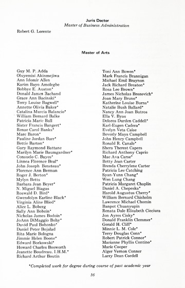 94th Annual Commencement Exercises May 14, 1977 A Centennial Uni