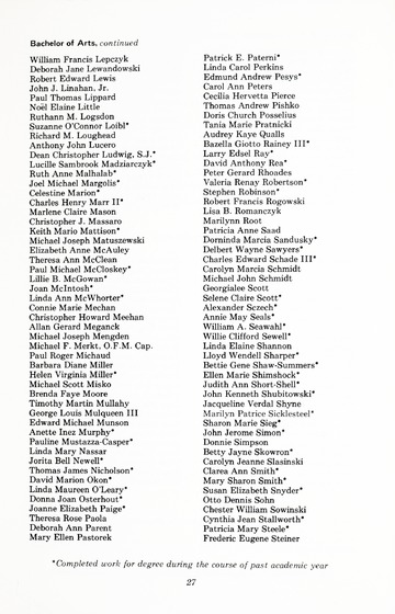 94th Annual Commencement Exercises May 14, 1977 A Centennial Uni