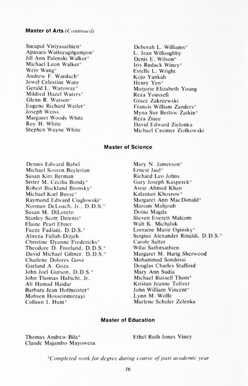 University of Detroit Memorial Building May 12, 1979 96th Annual