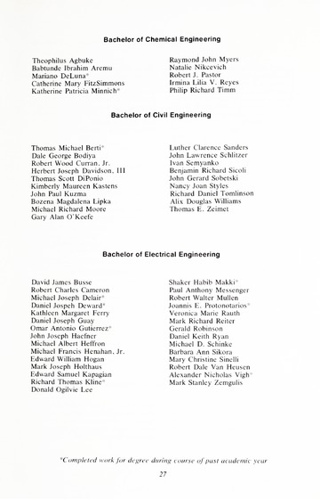 University of Detroit Memorial Building May 12, 1979 96th Annual