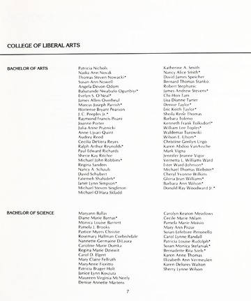 University of Detroit  Commencement Calihan Hall May 16, 1981