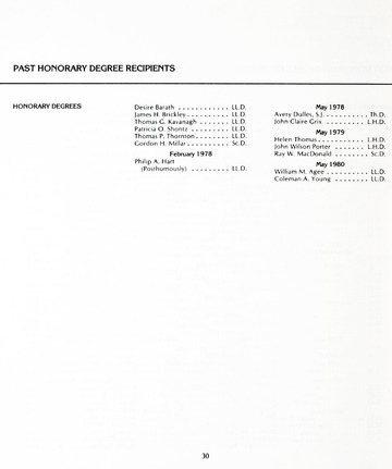 University of Detroit  Commencement Calihan Hall May 16, 1981