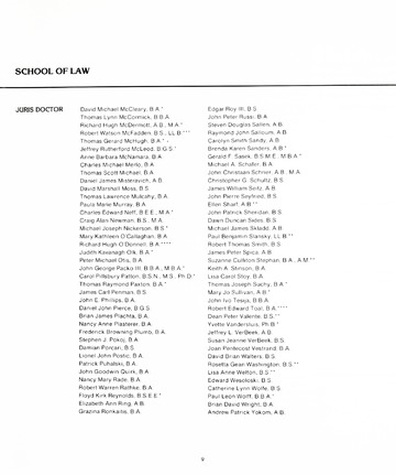 University of Detroit 101st Annual Commencement Calihan Hall May