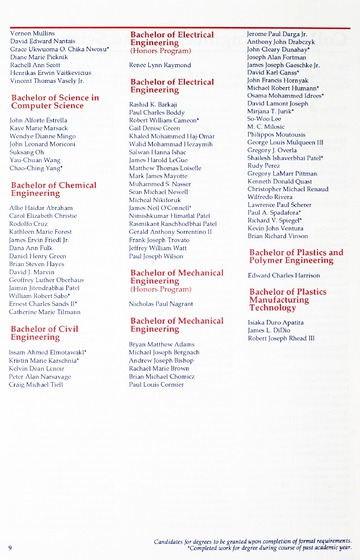 University of Detroit Mercy Annual Commencement May 9, 1992 Cali