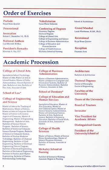 University of Detroit Mercy Annual Commencement May 15, 1993 Cal