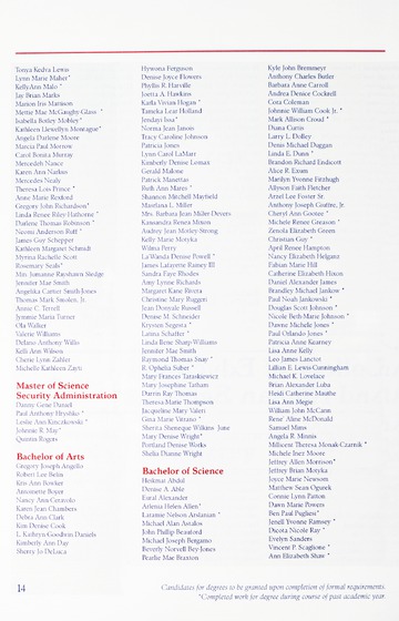 University of Detroit Mercy Annual Commencement May 13, 1995 Cal
