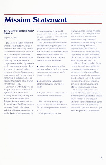 University of Detroit Mercy Annual Commencement May 11, 1996 Cal