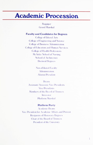 University of Detroit Mercy Annual Commencement May 10, 1997 Cal