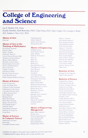 University of Detroit Mercy Annual Commencement May 10, 1997 Cal