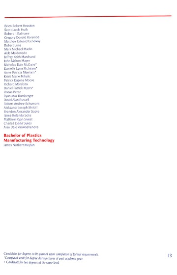 University of Detroit Mercy Annual Commencement May 12, 2001 Cal