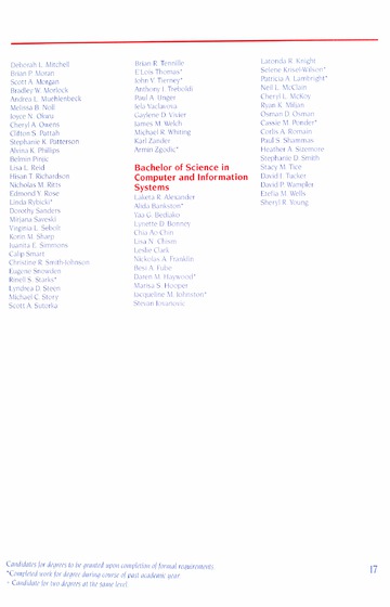 University of Detroit Mercy Annual Commencement May 12, 2001 Cal