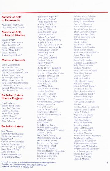 University of Detroit Mercy Annual Commencement May 14, 2005 Cal